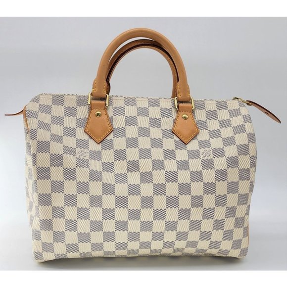 Louis Vuitton Handbags - Louis Vuitton Speedy 30 Damier Azur Canvas Tote | Super Mint Condition